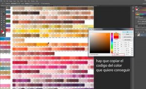 Copiar codigo color